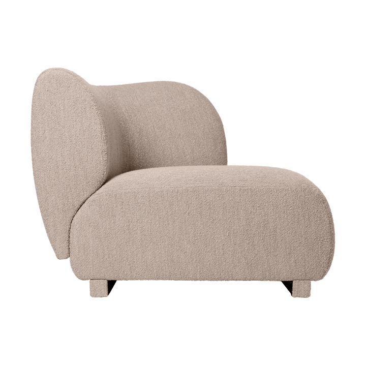 Divano modulare Rico armrest R Soft Bouclé, Natural Ferm Living