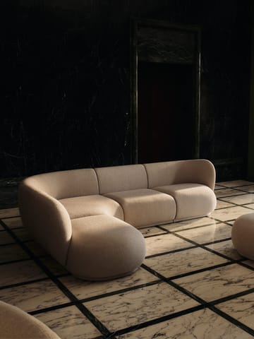 Divano modulare Rico open L - Soft bouclé-natural - Ferm Living