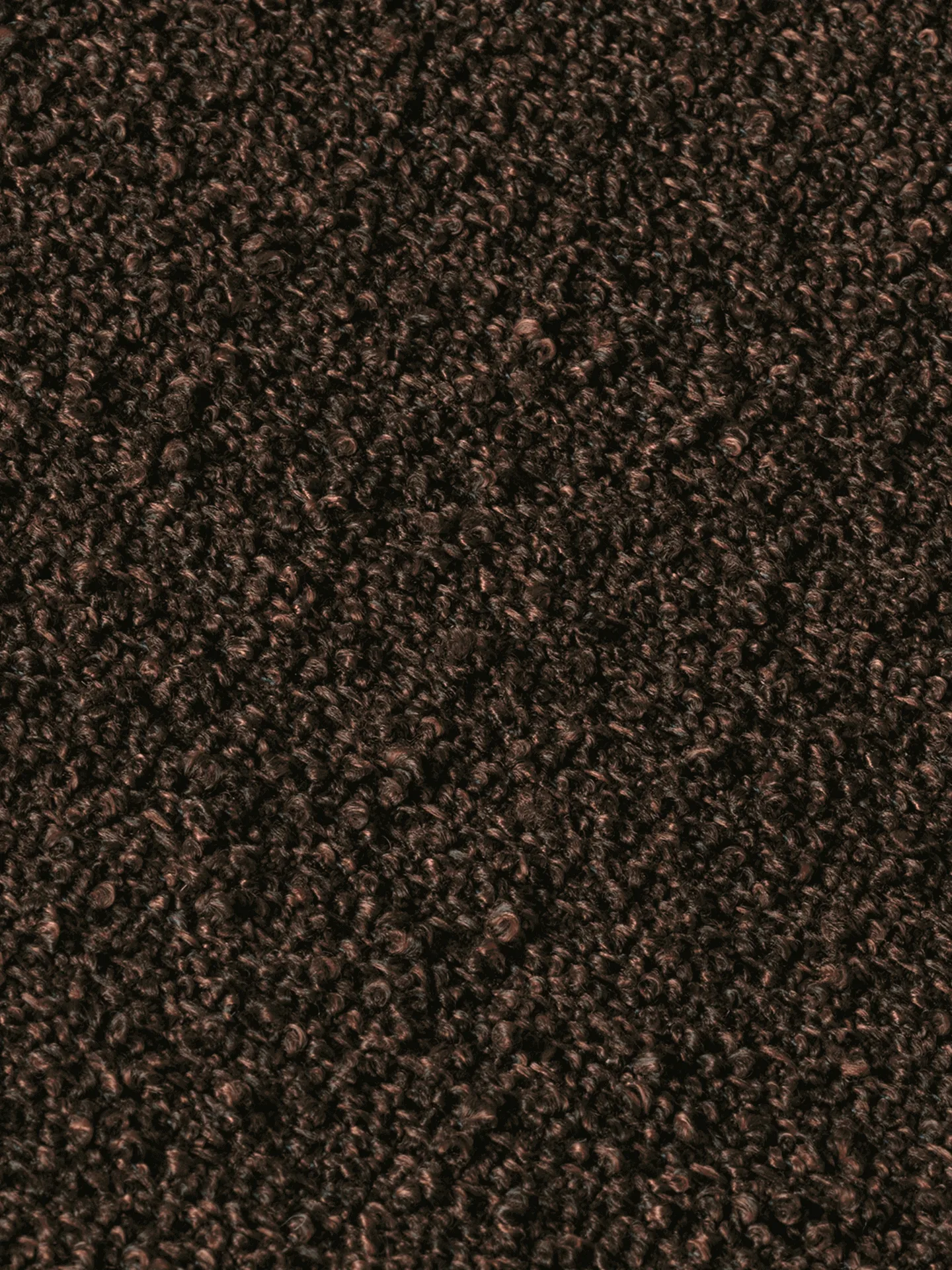 Divano modulare Rouli center module pure bouclé, Marrone castagna Ferm Living