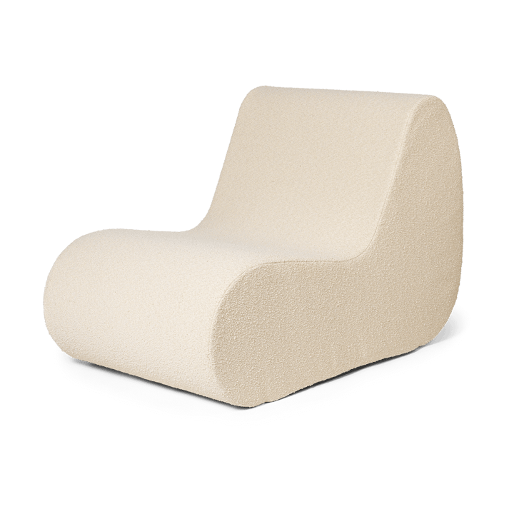 Divano modulare Rouli center module pure bouclé - Off-white - Ferm LIVING