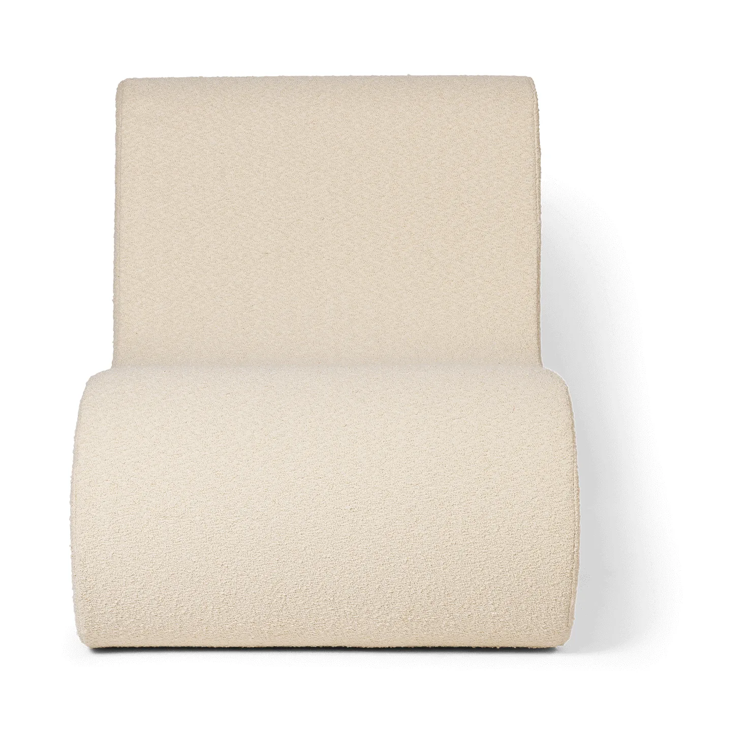 Divano modulare Rouli center module pure bouclé, Off-white Ferm Living