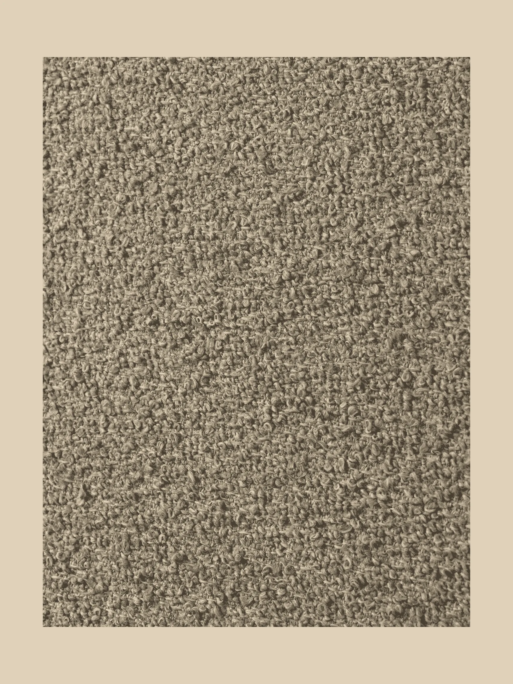 Divano modulare Rouli center module pure bouclé, Sand Ferm Living