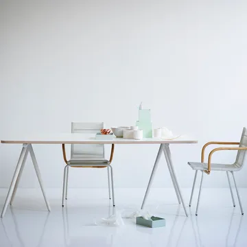 Divano Turn - Tessuto fiord by kvadrat dark grey, supporto nero - Ferm Living