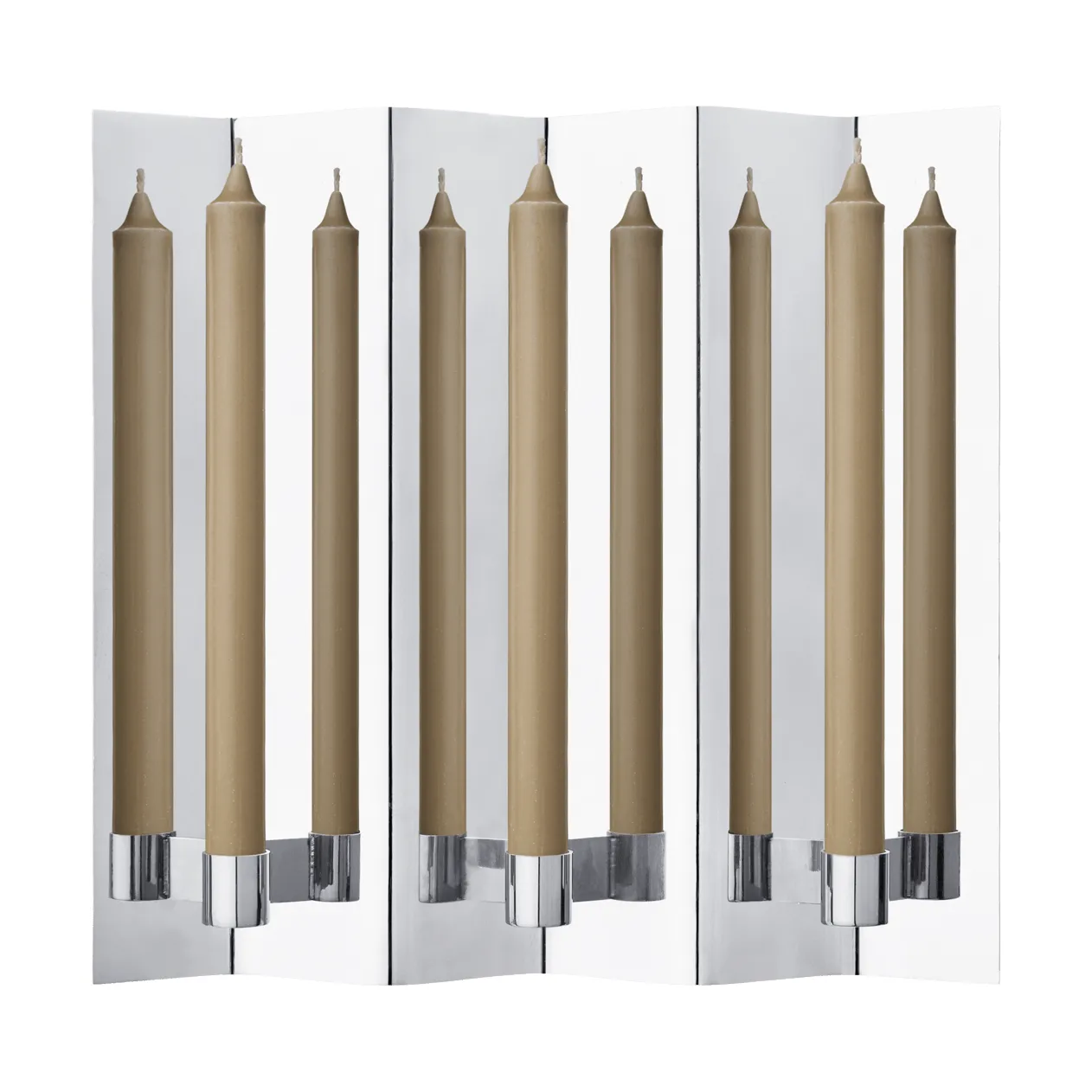 Eddy portacandela da parete, 3, Mirror polished Ferm Living