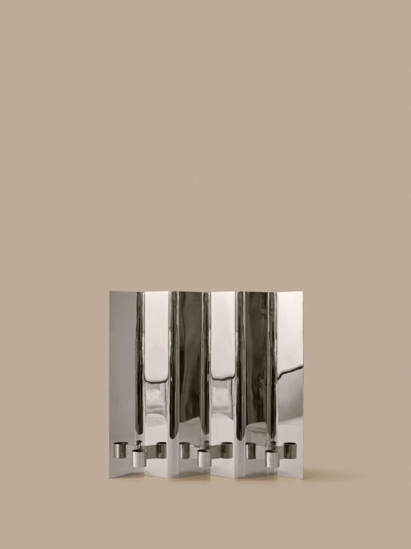 Eddy portacandela da parete, 3, Mirror polished Ferm Living