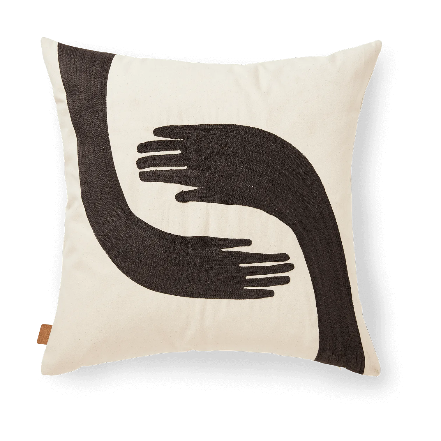 Federa Pose 50x50 cm, Coffee-undyed Ferm Living
