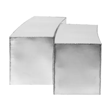 Ferra tavolino da salotto 2 pezzi - Acciaio inox - Ferm Living