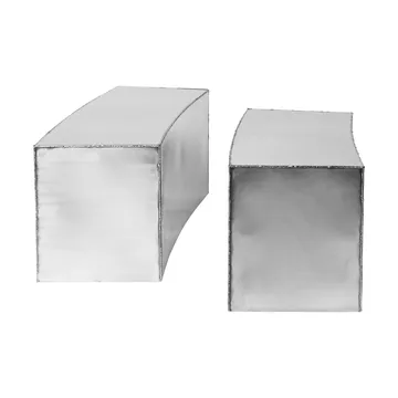 Ferra tavolino da salotto 2 pezzi - Acciaio inox - Ferm Living
