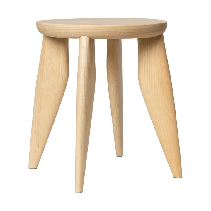 Feve kids sgabello rotondo - Frassino naturale, Ø33x30 cm - Ferm Living