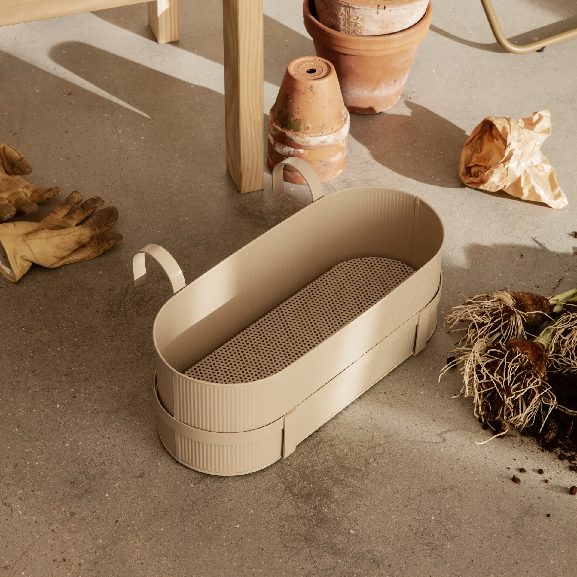 Fiorera da balcone Bau, cashmere Ferm Living