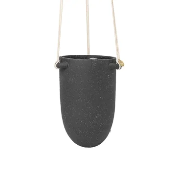 Fioriera sospesa Speckle Ø 13,5 cm - Grigio scuro - Ferm Living