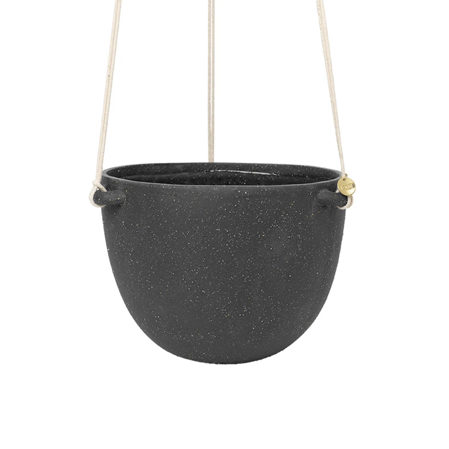 Fioriera sospesa Speckle Ø 20,5 cm, Grigio scuro Ferm Living