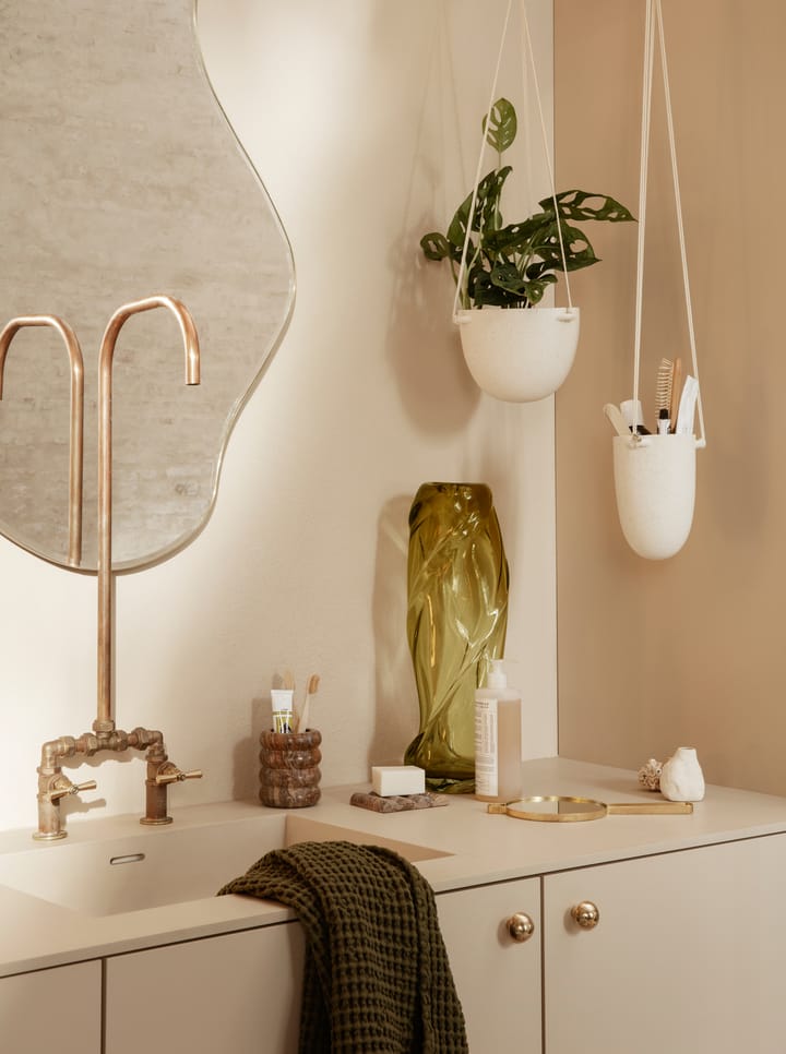 Fioriera sospesa Speckle Ø 20,5 cm, Off-white Ferm Living