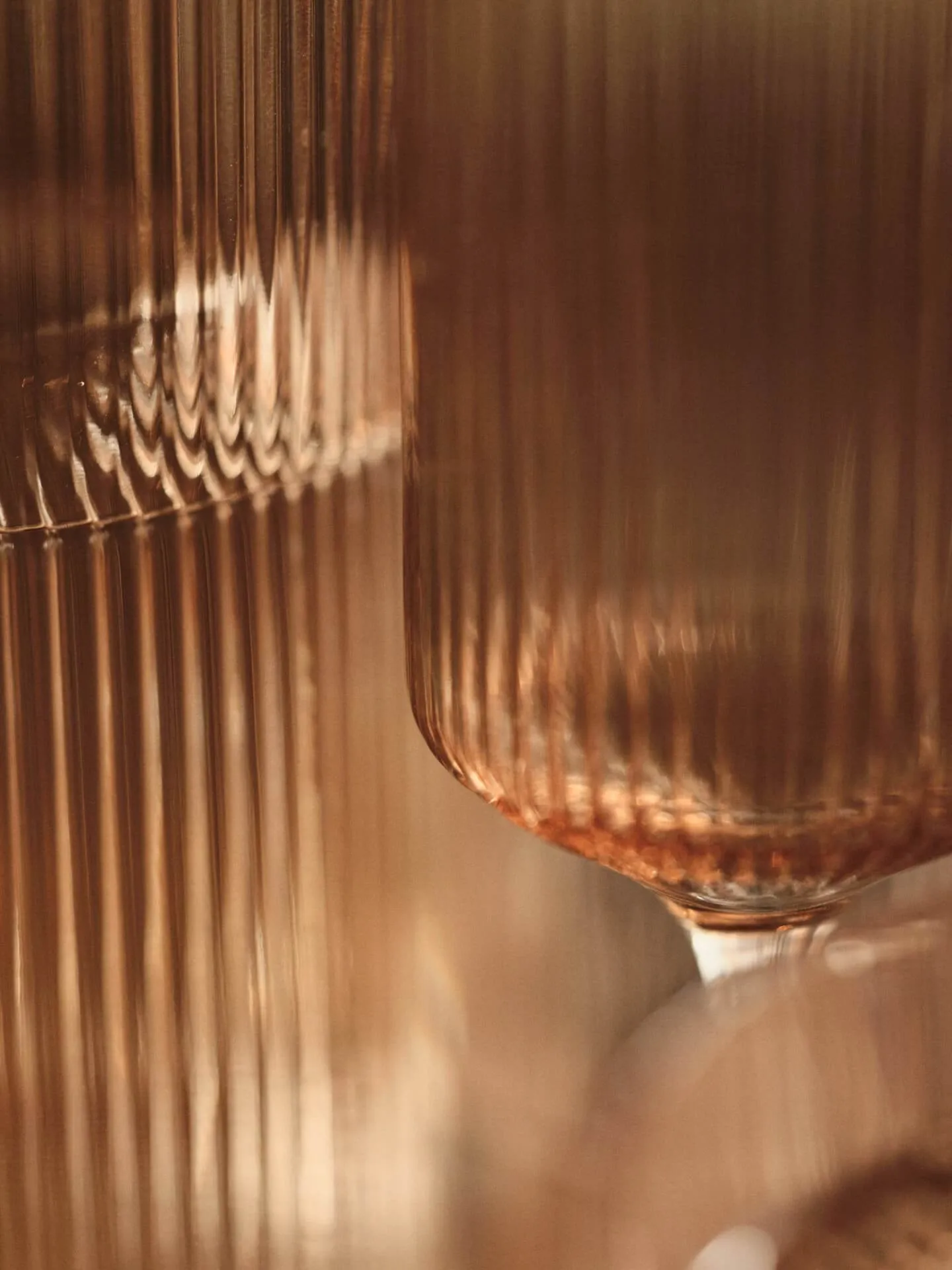 Flute da champagne Ripple 15 cl confezione da 2, Blush Ferm Living