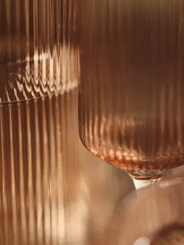 Flute da champagne Ripple 15 cl confezione da 2 - Blush - Ferm Living