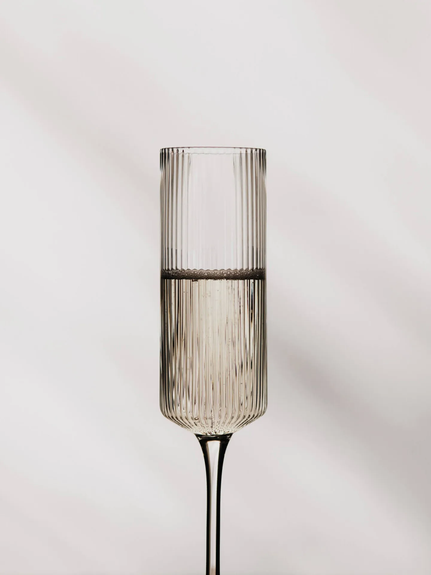 Flute da champagne Ripple 15 cl confezione da 2, Trasparente Ferm Living