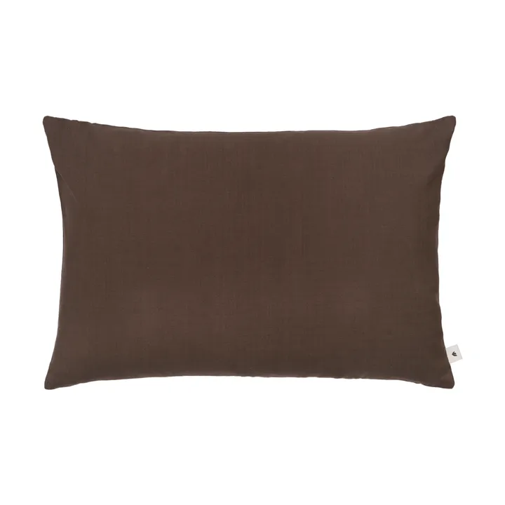 Fodera per cuscino Sen - Dark chocolate, 40x60 cm - Ferm Living