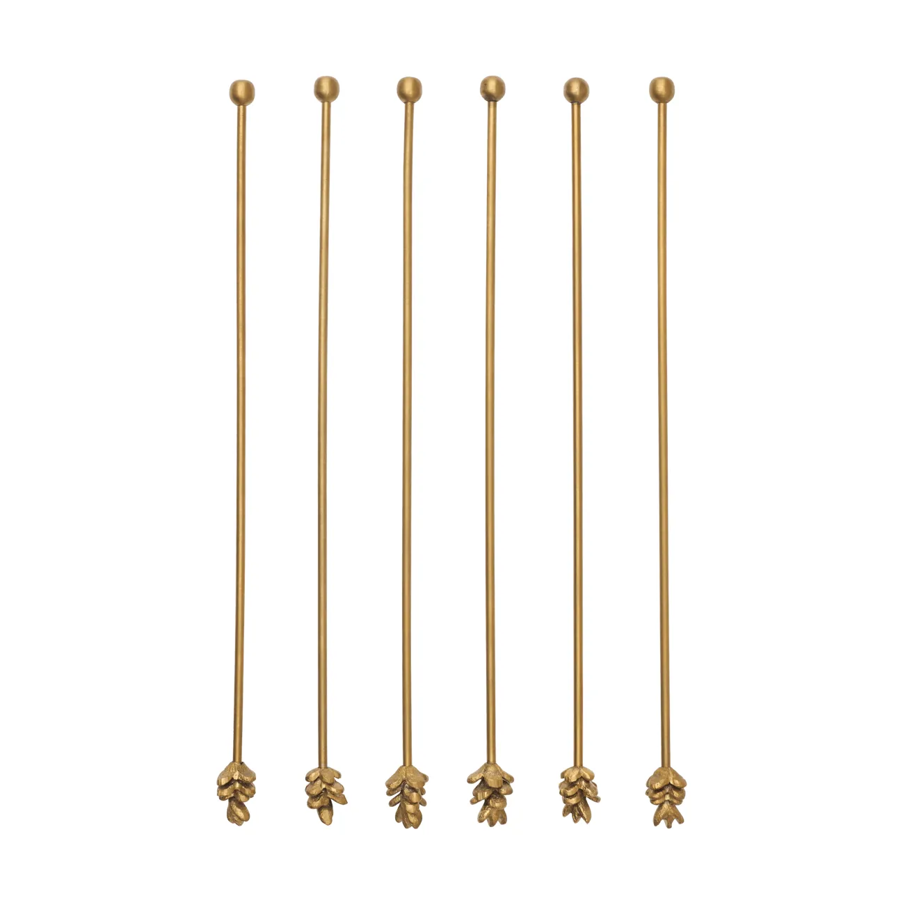 Forest bastoncini per drink 6 pezzi, Ottone Ferm Living