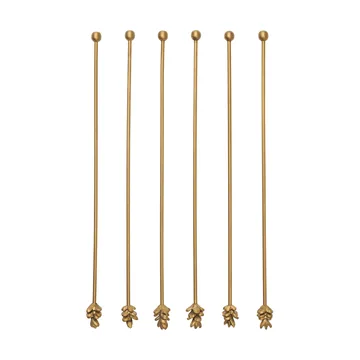 Forest bastoncini per drink 6 pezzi - Ottone - Ferm Living