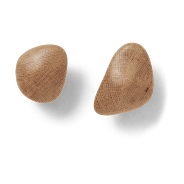 Gancio Cairn, 2 pezzi - Oak - Ferm Living