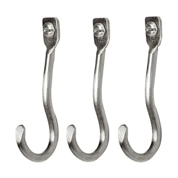 Gancio Curvature, confezione da 3 - Acciaio inox - Ferm Living