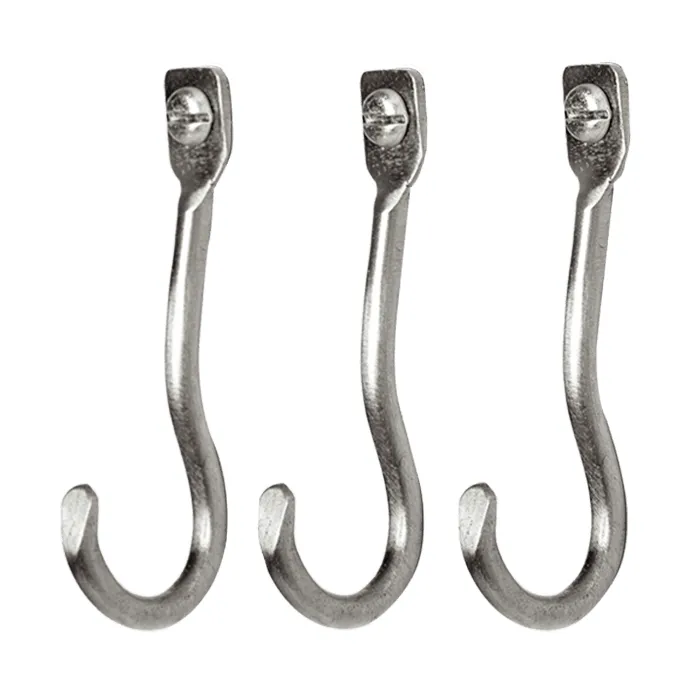 Gancio Curvature, confezione da 3 - Acciaio inox - Ferm Living