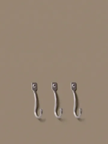 Gancio Curvature, confezione da 3 - Acciaio inox - Ferm Living