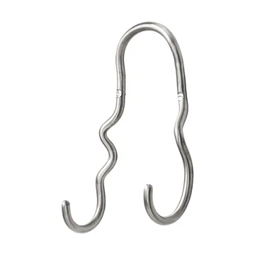 Gancio Curvature doppio - Acciaio inox - Ferm Living