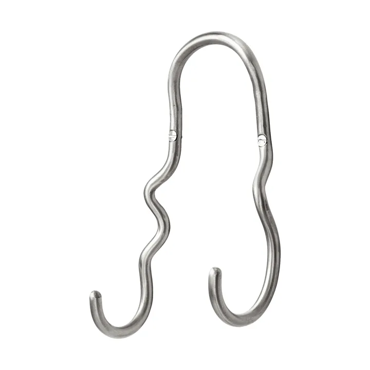 Gancio Curvature doppio - Acciaio inox - Ferm Living
