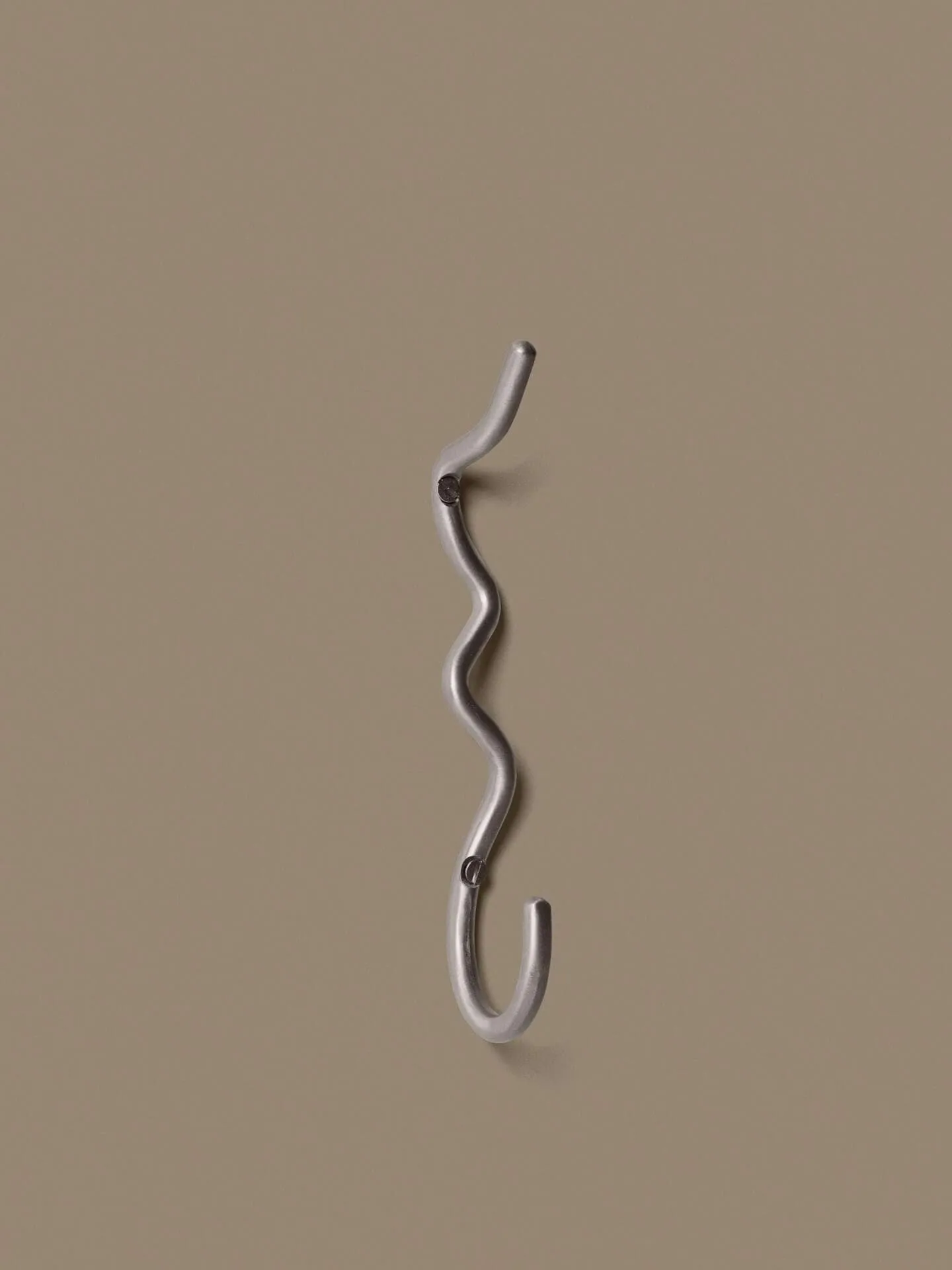 Gancio Curvature singolo, Acciaio inox Ferm Living