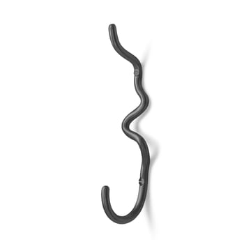 Gancio Curvature singolo - Nero-ottone - Ferm Living
