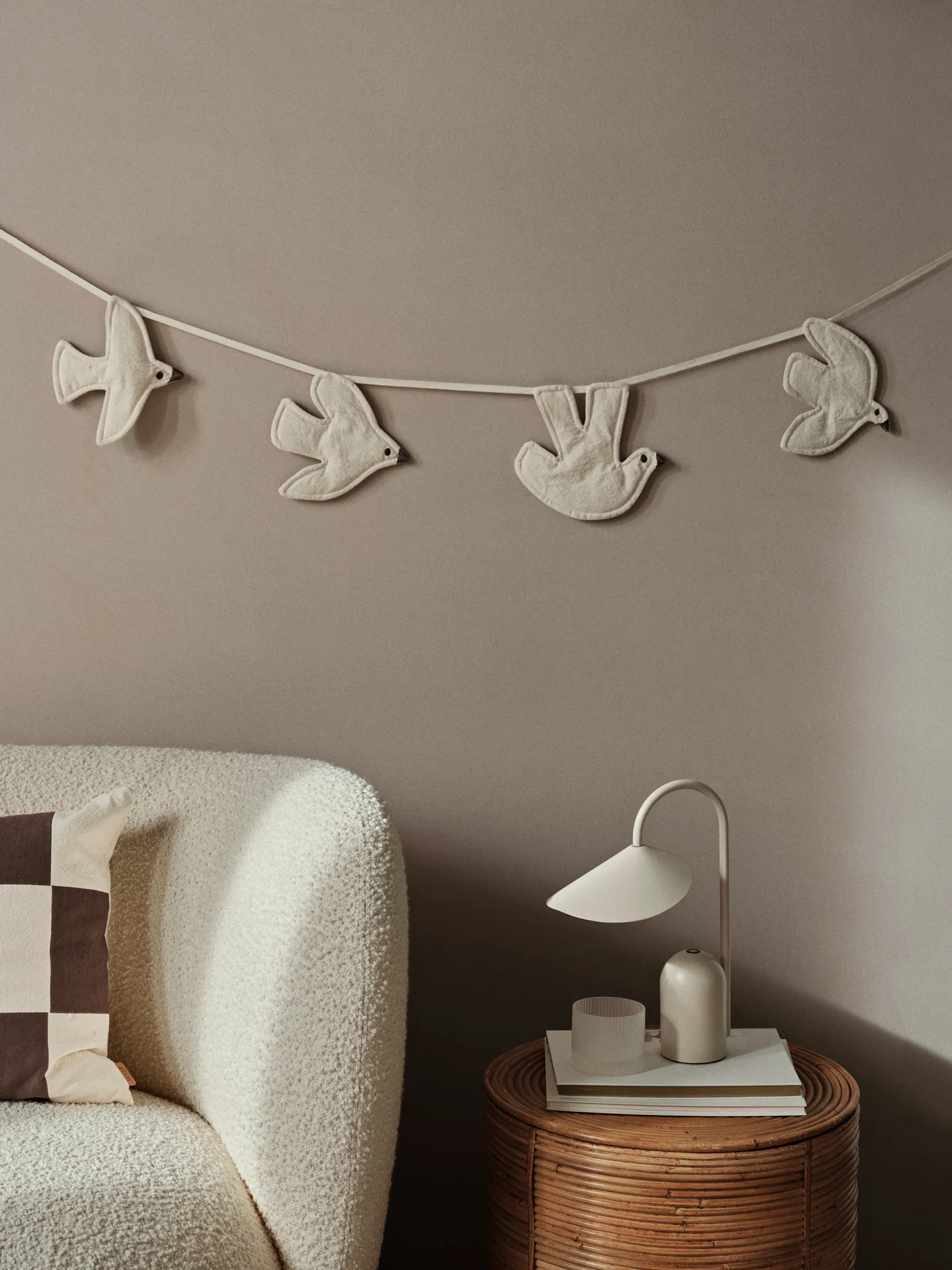 Ghirlanda Swif bird 220 cm, Undyed Ferm Living