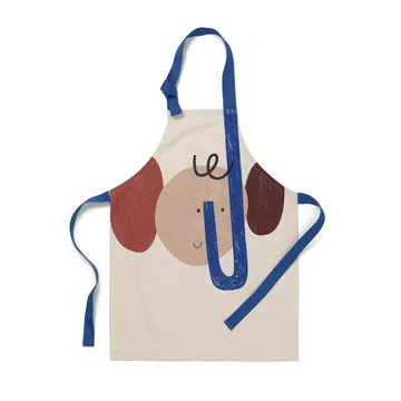 Grembiule per bambini Elephant - Bianco sporco - Ferm Living