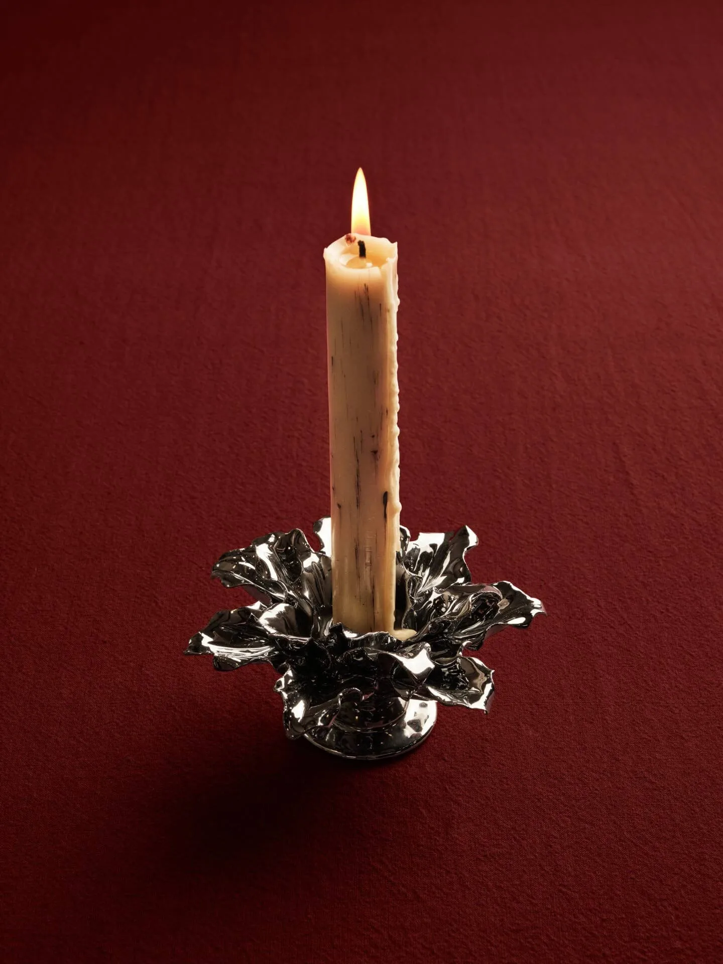 Holly Leaf portacandele, Argento Ferm Living