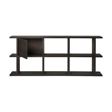Inserti per libreria Kona con ante - Dark Stained - Ferm Living