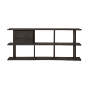 Inserti per libreria Kona con ante - Dark Stained - Ferm Living