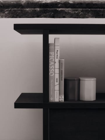Inserti per libreria Kona con ante - Dark Stained - Ferm Living
