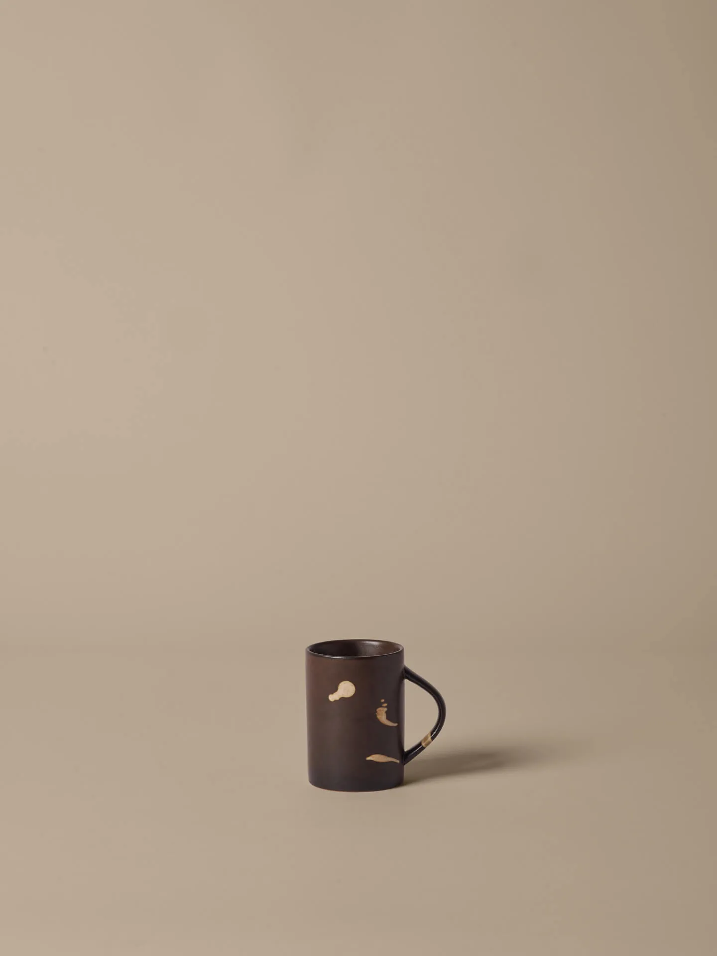 Koyo tazza 30 cl, Dark brown-buff Ferm Living