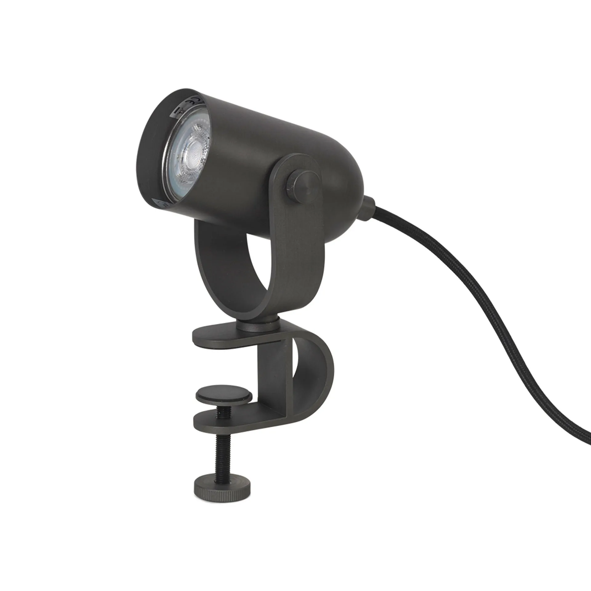 Lampada a morsetto Ruuvi Ø6x16 cm, Ferro annerito Ferm Living