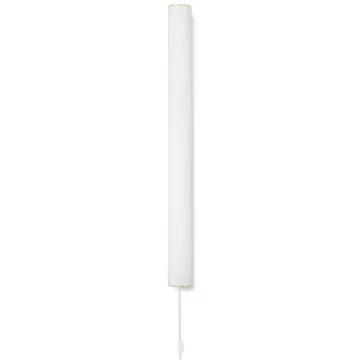 Lampada da muro Vuelta 100 cm - Bianco - ottone - Ferm Living