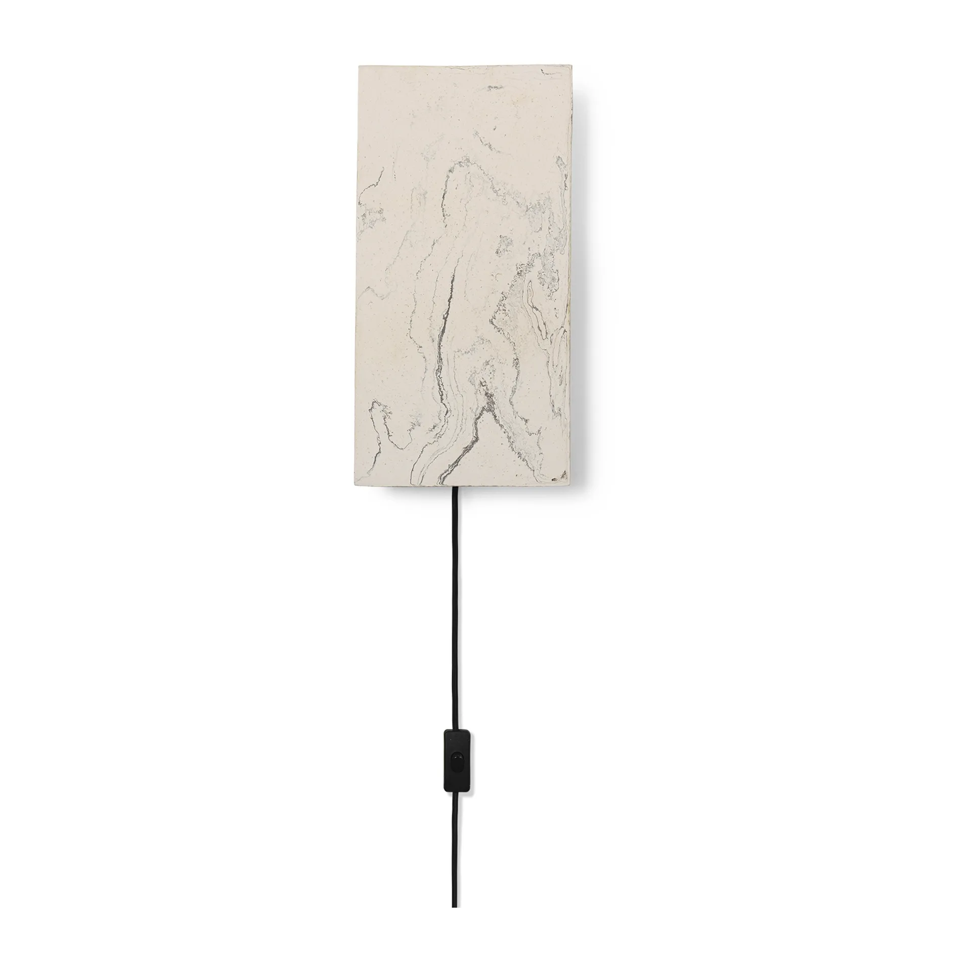 Lampada da parete Argilla, Bianco Marmo Ferm Living