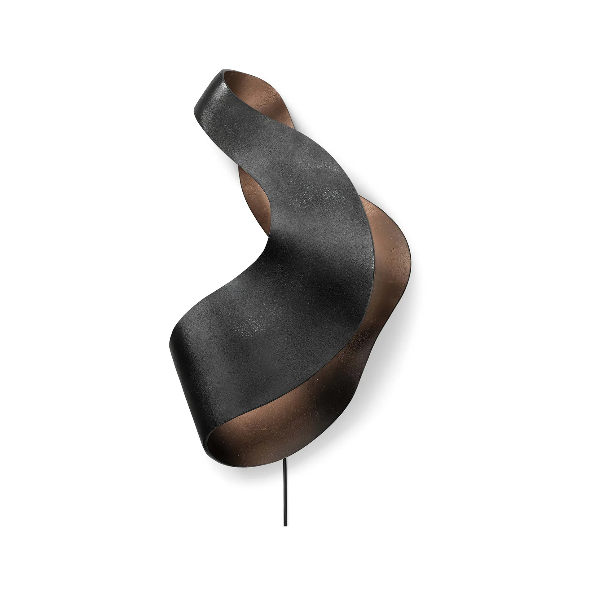 Lampada da parete Oyster, Nero Ferm Living