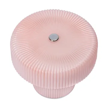 Lampada da tavolo Ripple portatile 10 cm - Rosa pallido - Ferm Living