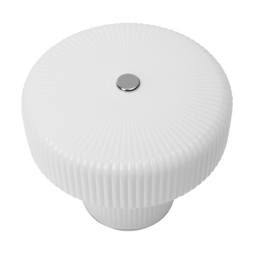 Lampada da tavolo Ripple portatile 10 cm - White - Ferm Living