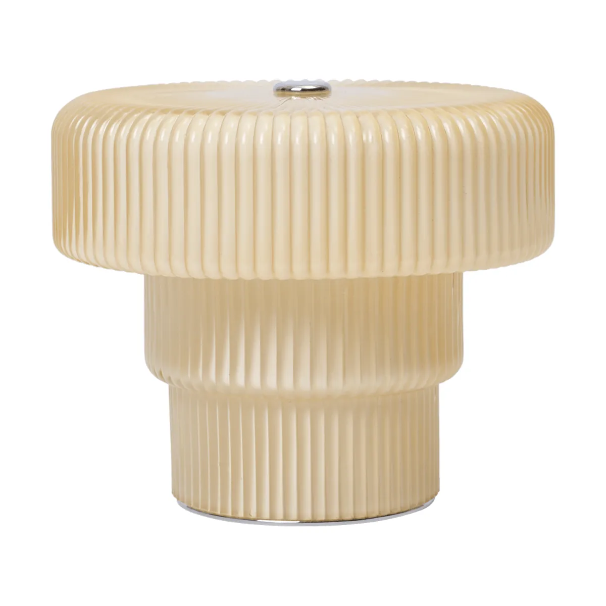 Lampada da tavolo Ripple portatile, Avena, 10 cm Ferm Living