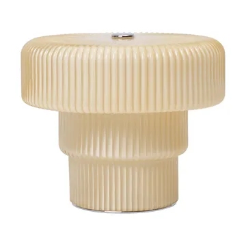 Lampada da tavolo Ripple portatile - Avena, 10 cm - Ferm Living