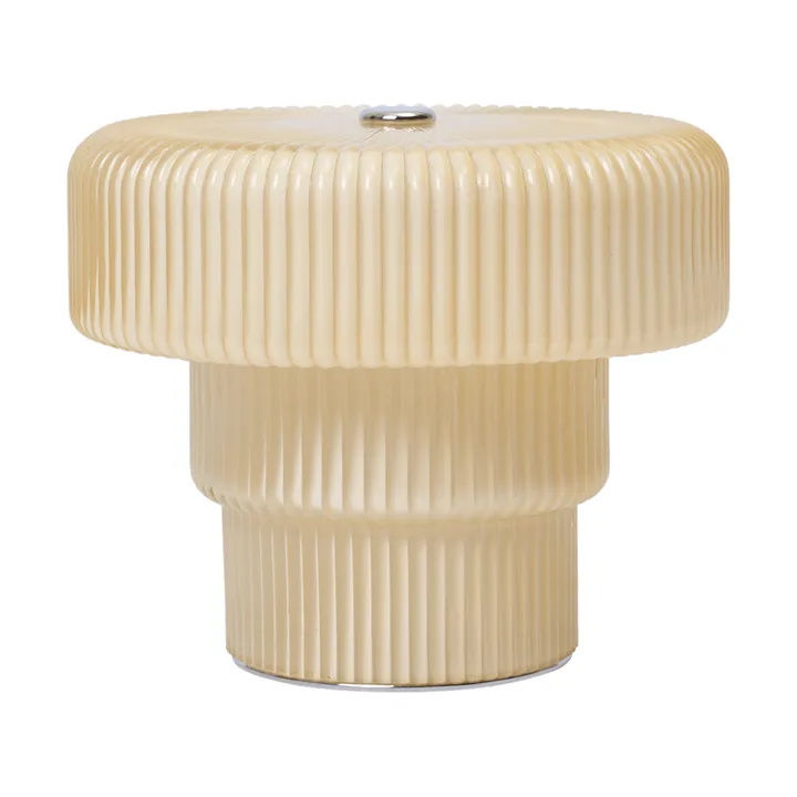Lampada da tavolo Ripple portatile - Avena, 10 cm - Ferm Living