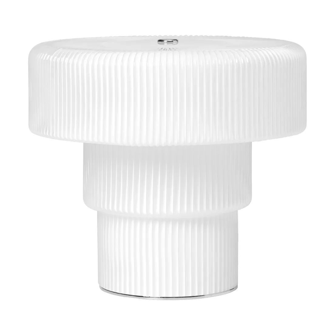 Lampada da tavolo Ripple portatile, Bianco, 16,5 cm Ferm Living