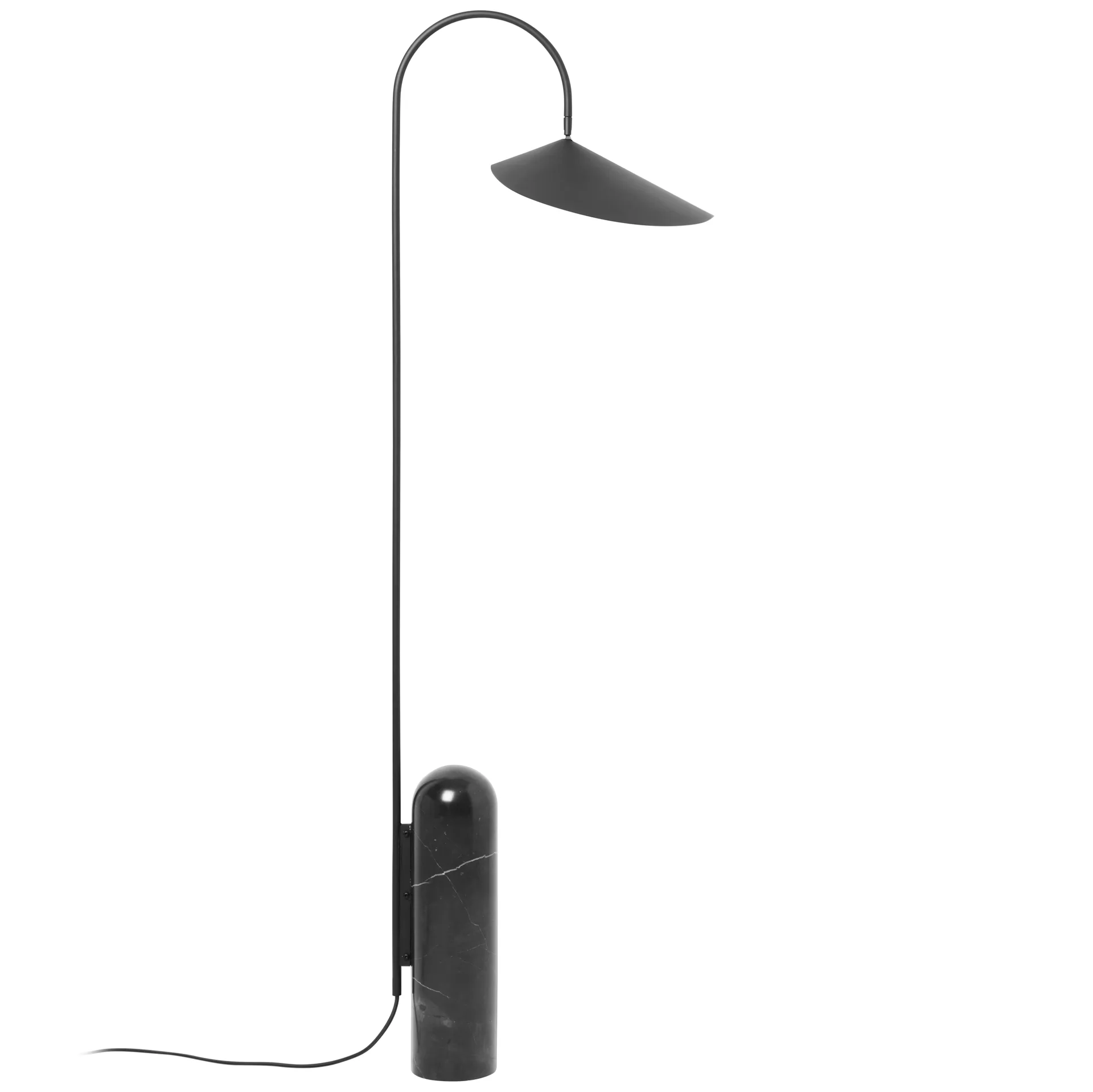Lampada da terra Arum, Nero Ferm Living