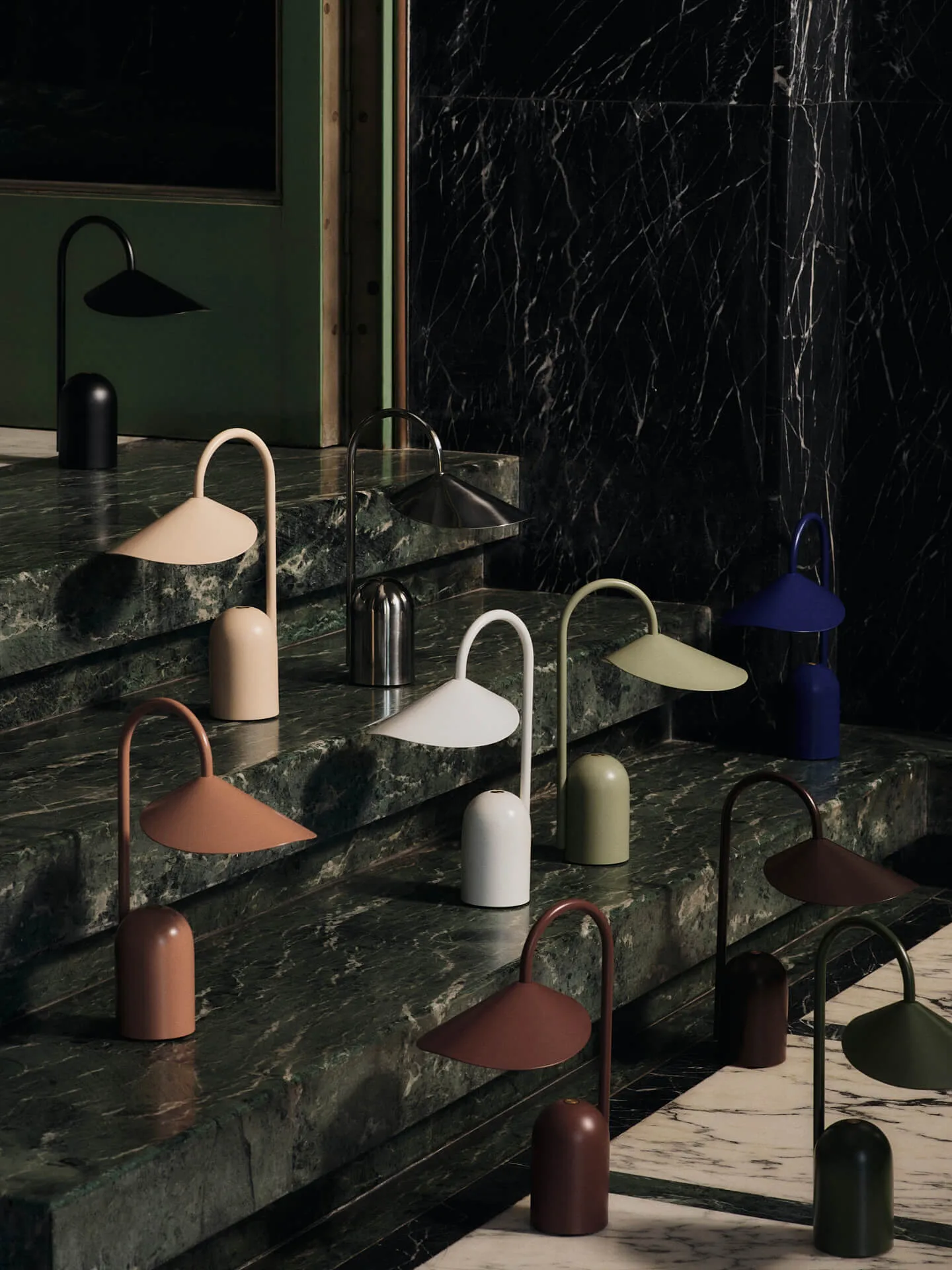 Lampada portatile Arum, Stainless steel Ferm Living